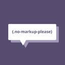 No Markup Please